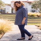 Ingrid Seamed Poplin Shirt image number 2
