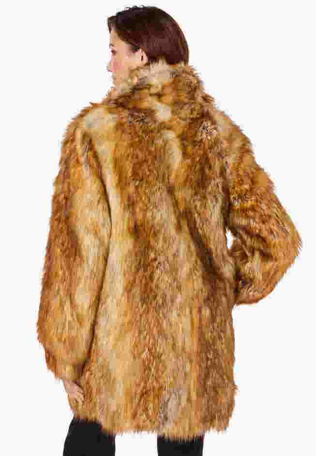 Short Faux Fur Coat image number 1