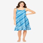 Sleeveless Knit Chemise Sleepshirt image number null