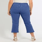 Plus Size Classic Stretch High-Rise Kick-Flare Cropped Jean image number 2