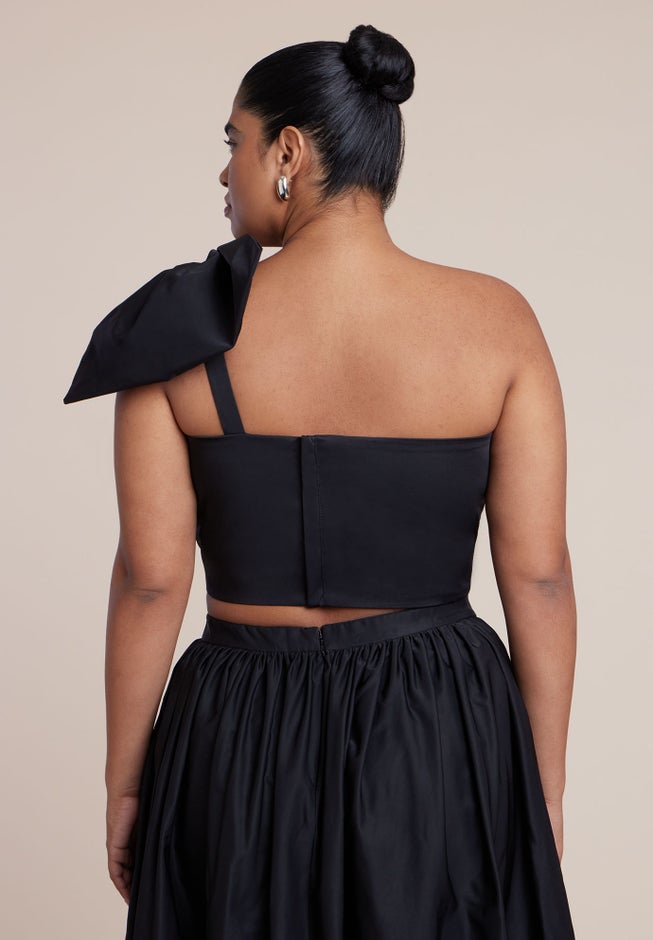 Crop Top With Large Bow image number 6