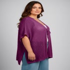 Crochet Tie Front Cardigan image number null