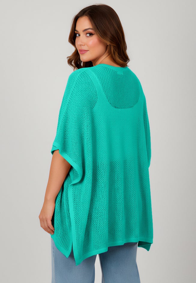 Crochet Tie Front Cardigan image number 1