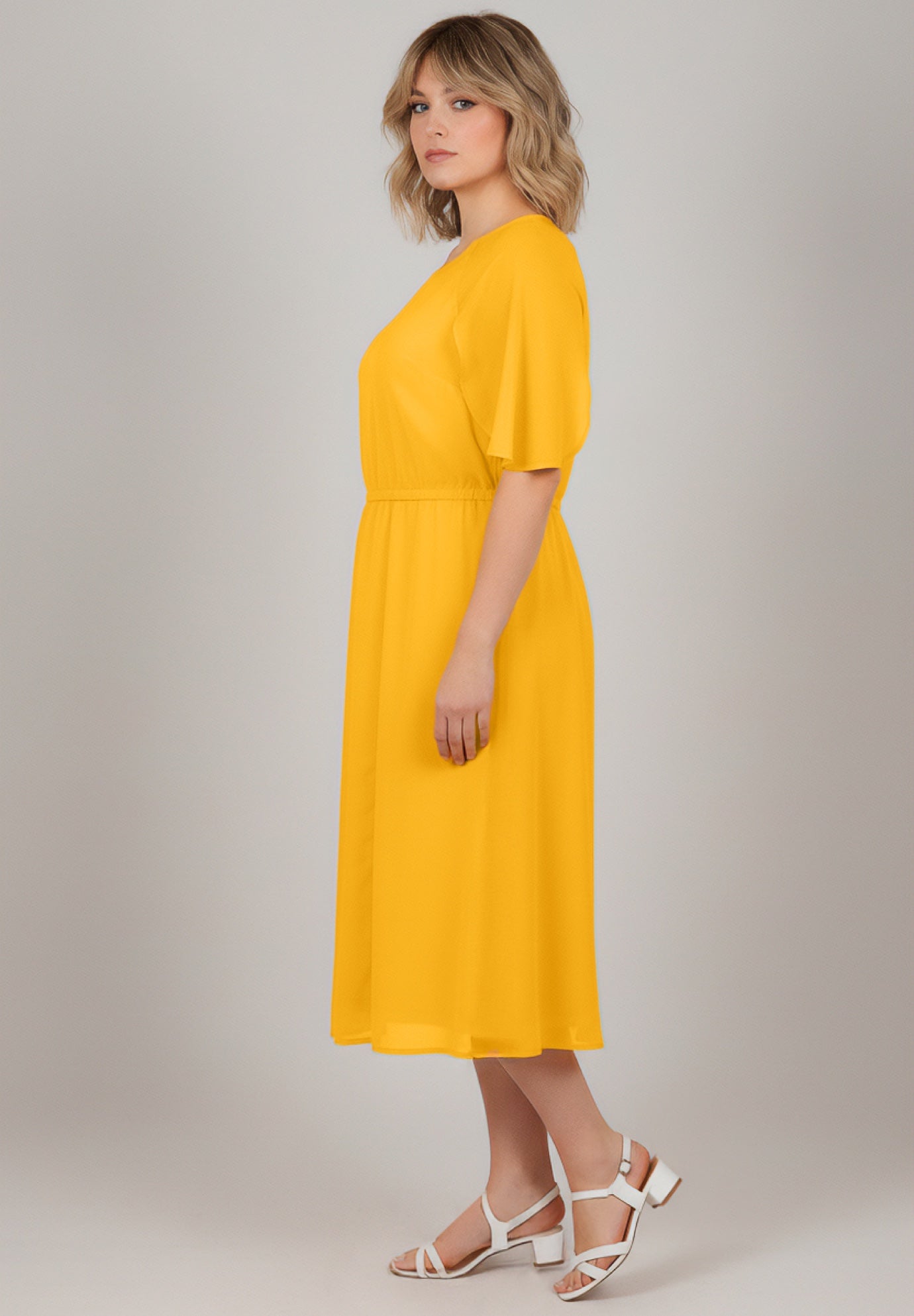 Caplet Midi Dress image number 2