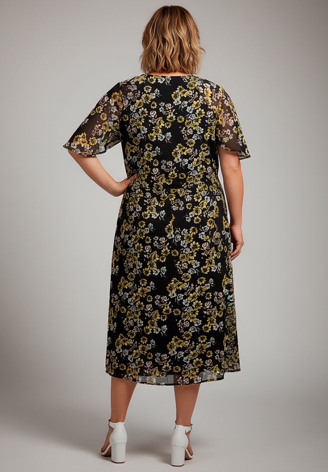 Caplet Midi Dress image number 1