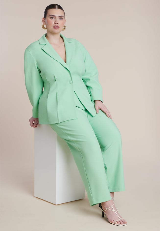 Pleat Waist Blazer image number 3