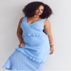 Crochet Sweater Maxi Dress image number 5