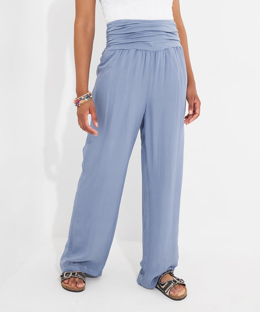 Double Layer Wide Leg Pants image number 4