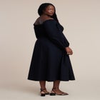 Long Sleeve Smocked Maxi Dress image number 3