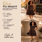 Plus Size Stretch Knit Pocket Swing Dress image number 1