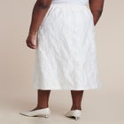 Floral Jacquard A Line Skirt image number null