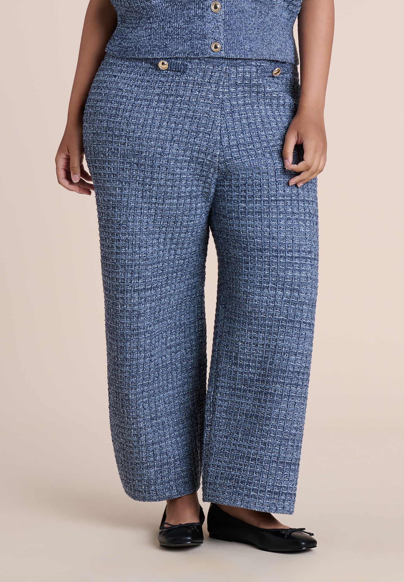 Tweed Effect Sweater Pant image number 1