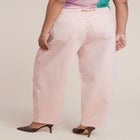 Pink Wash Barrel Leg Jean image number null