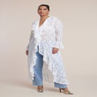 Lace Ruffle Duster image number null