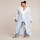 Lace Ruffle Duster image number null