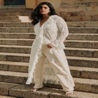 Lace Ruffle Duster image number null