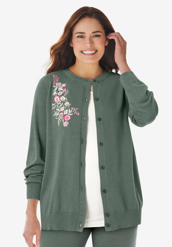 Perfect Long-Sleeve Cardigan image number 0