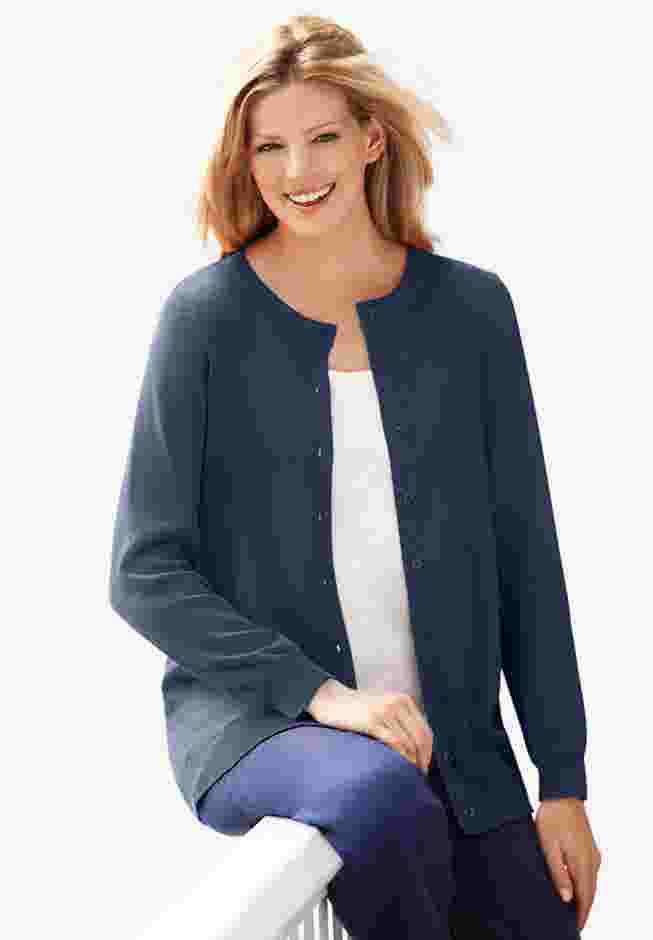 Perfect Long-Sleeve Cardigan image number 0