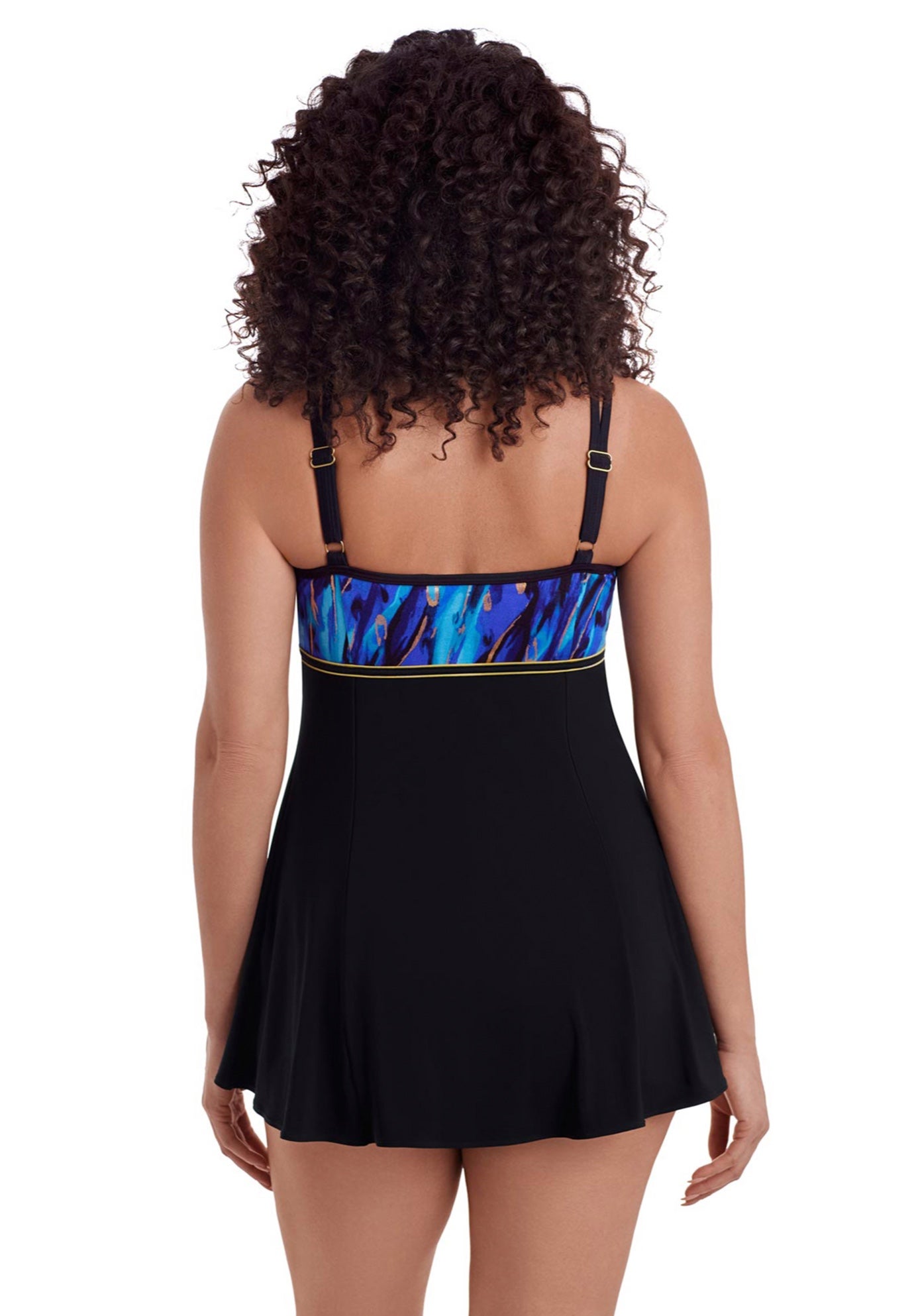 Empire Princess Seam Swimdress image number 1