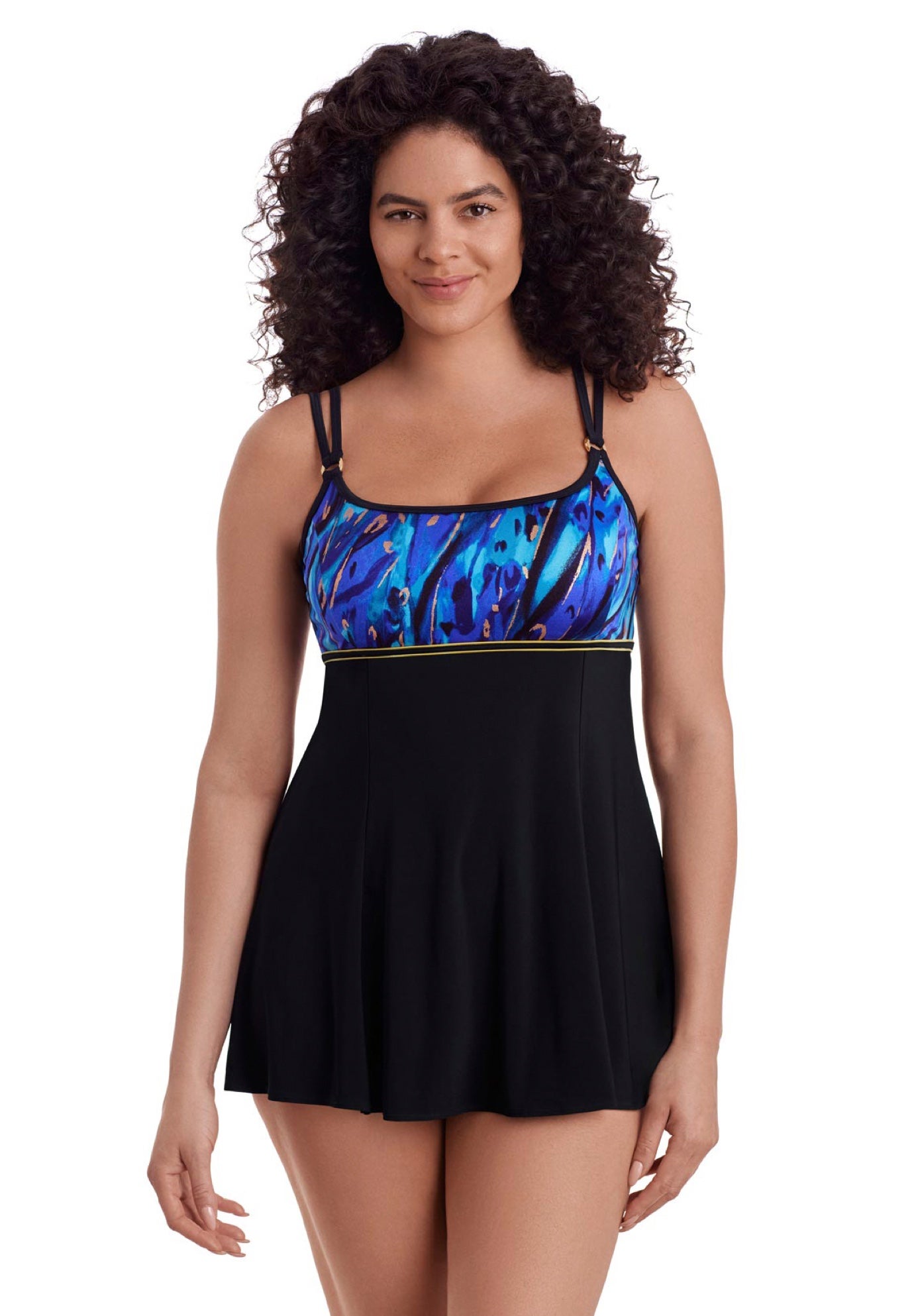 Empire Princess Seam Swimdress image number 0