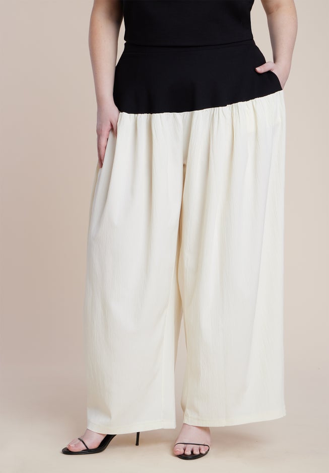 Colorblocked Wide Leg Pant image number 1
