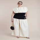 Colorblocked Wide Leg Pant image number null