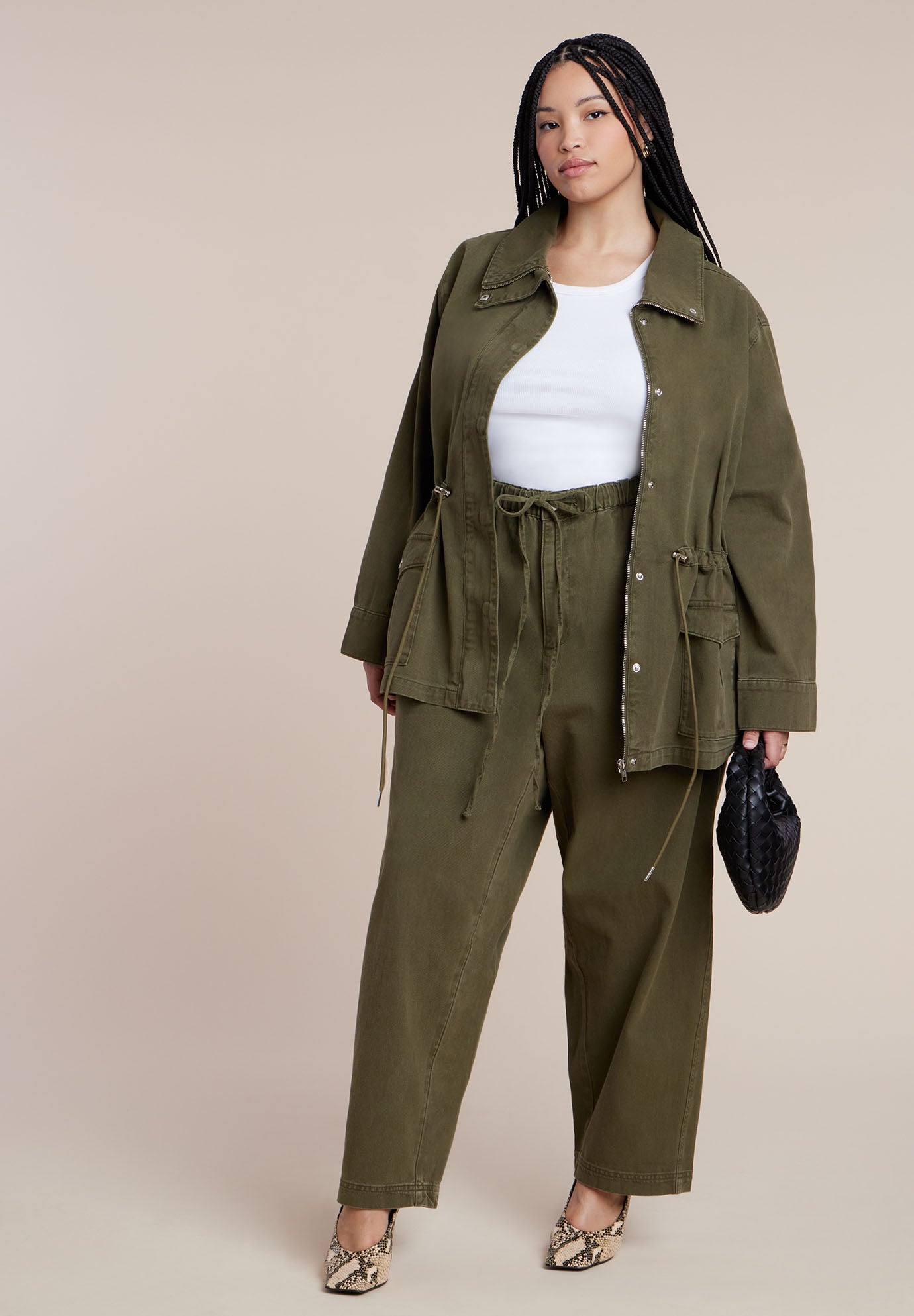 Adjustable Drawstring Casual Pant image number 0