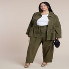 Adjustable Drawstring Casual Pant image number null