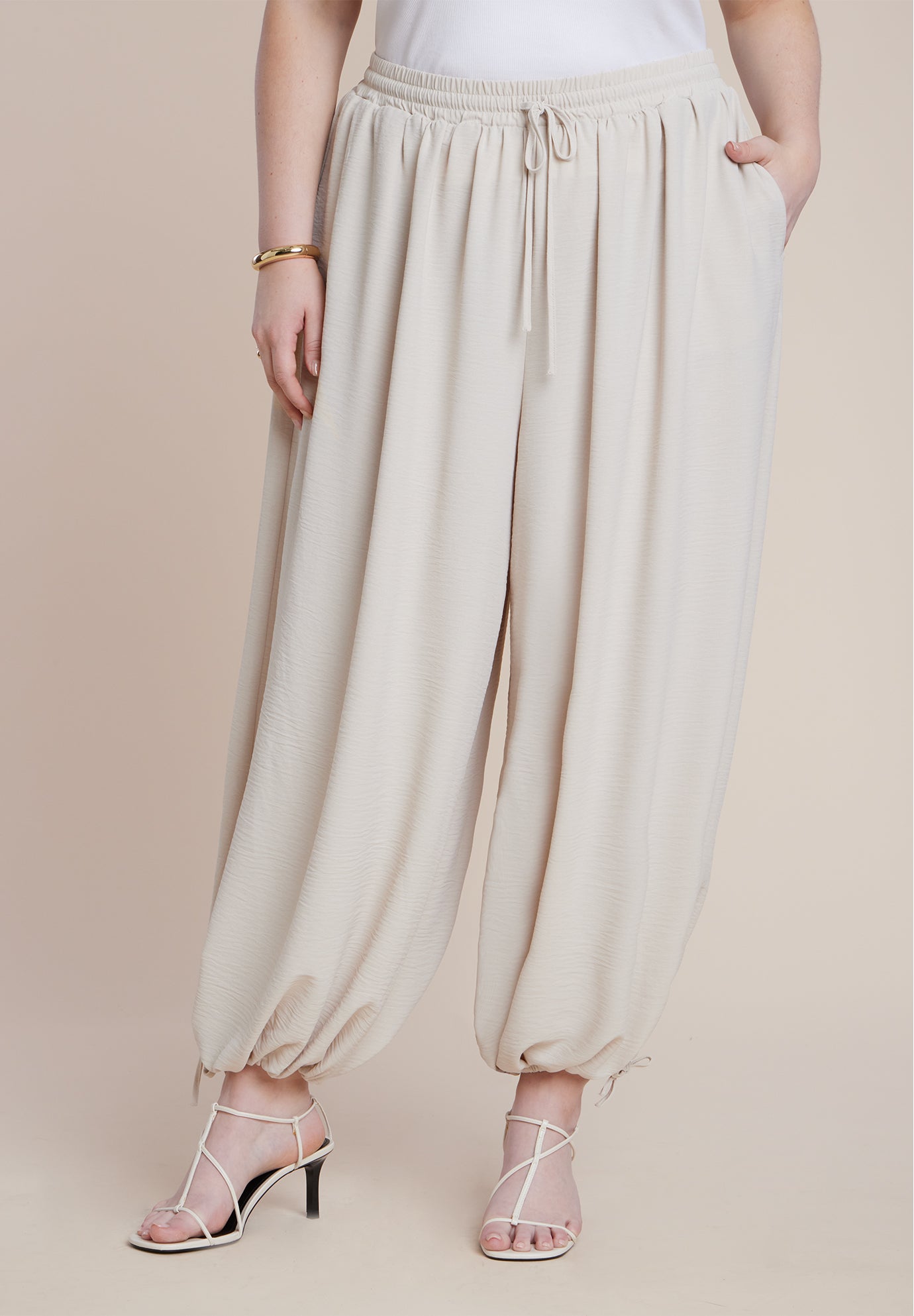 Drawstring Balloon Pant image number 1