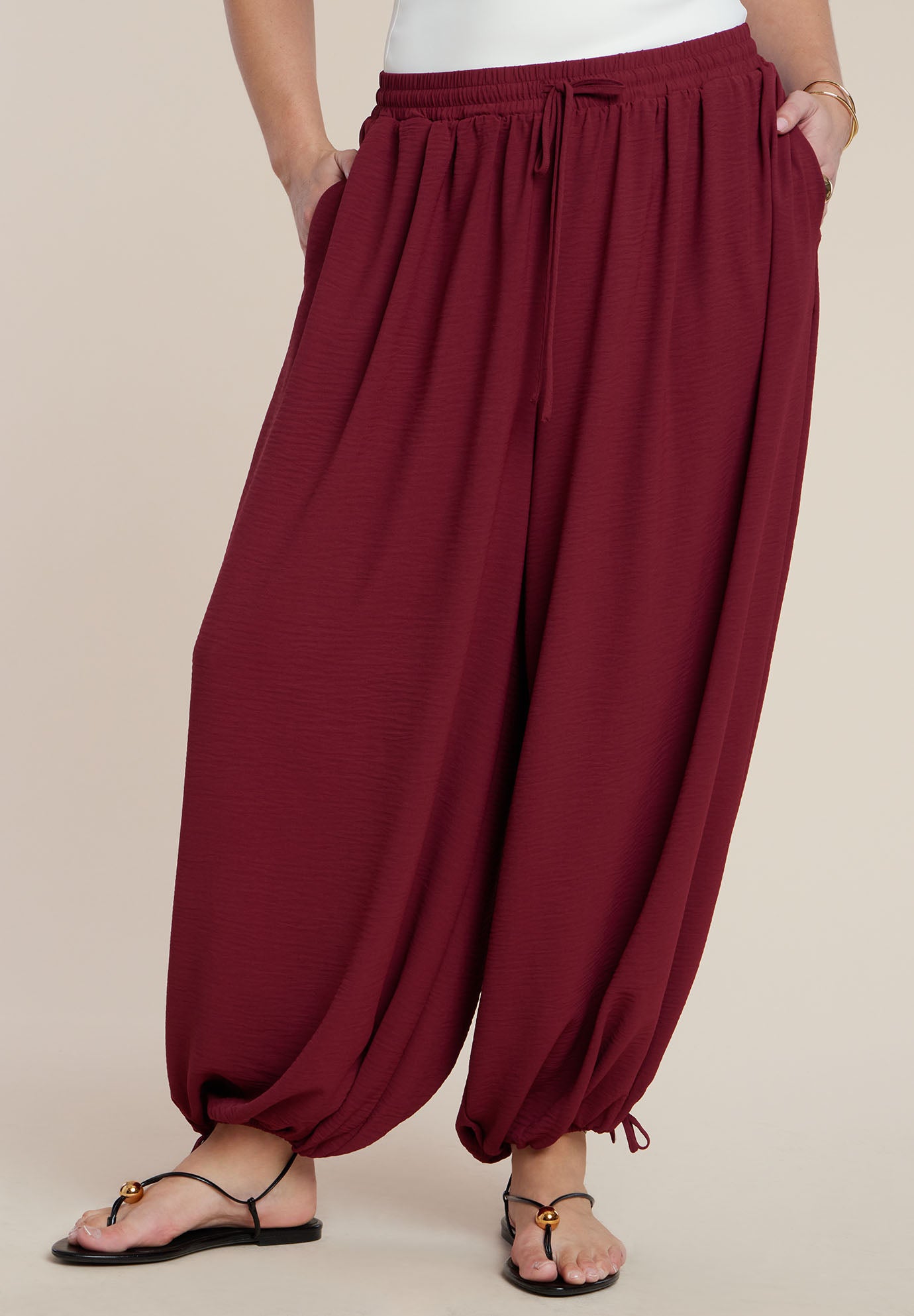 Drawstring Balloon Pant image number 0