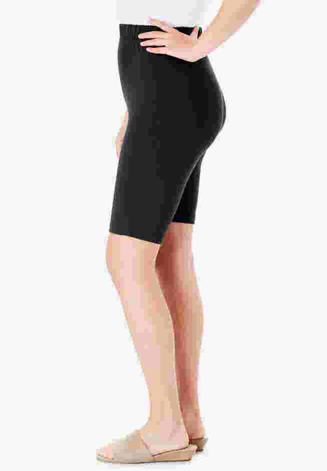 Plus Size Everyday Essential Stretch Bike Shorts image number 3