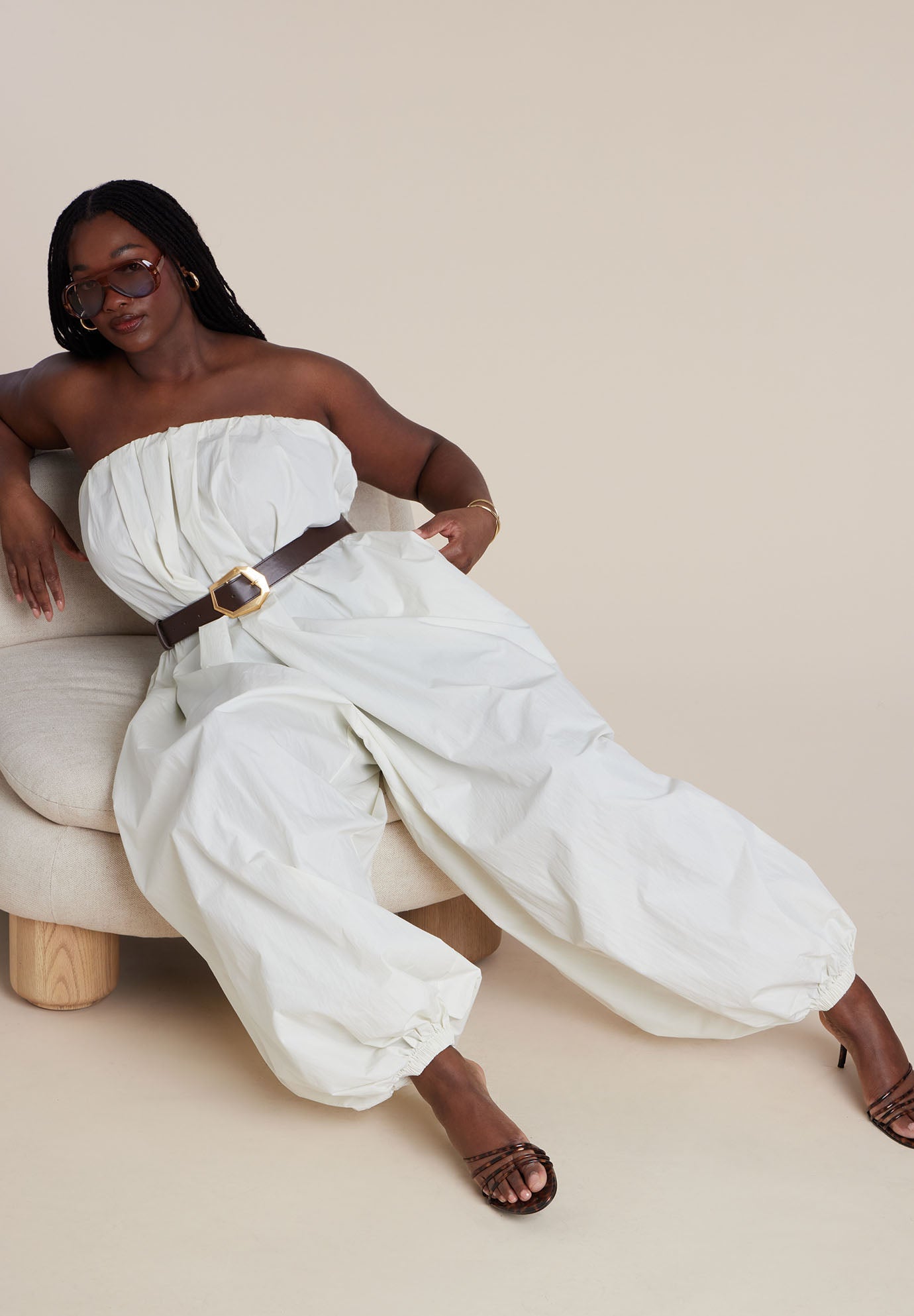 Belted Balloon Jumpsuit image number 1