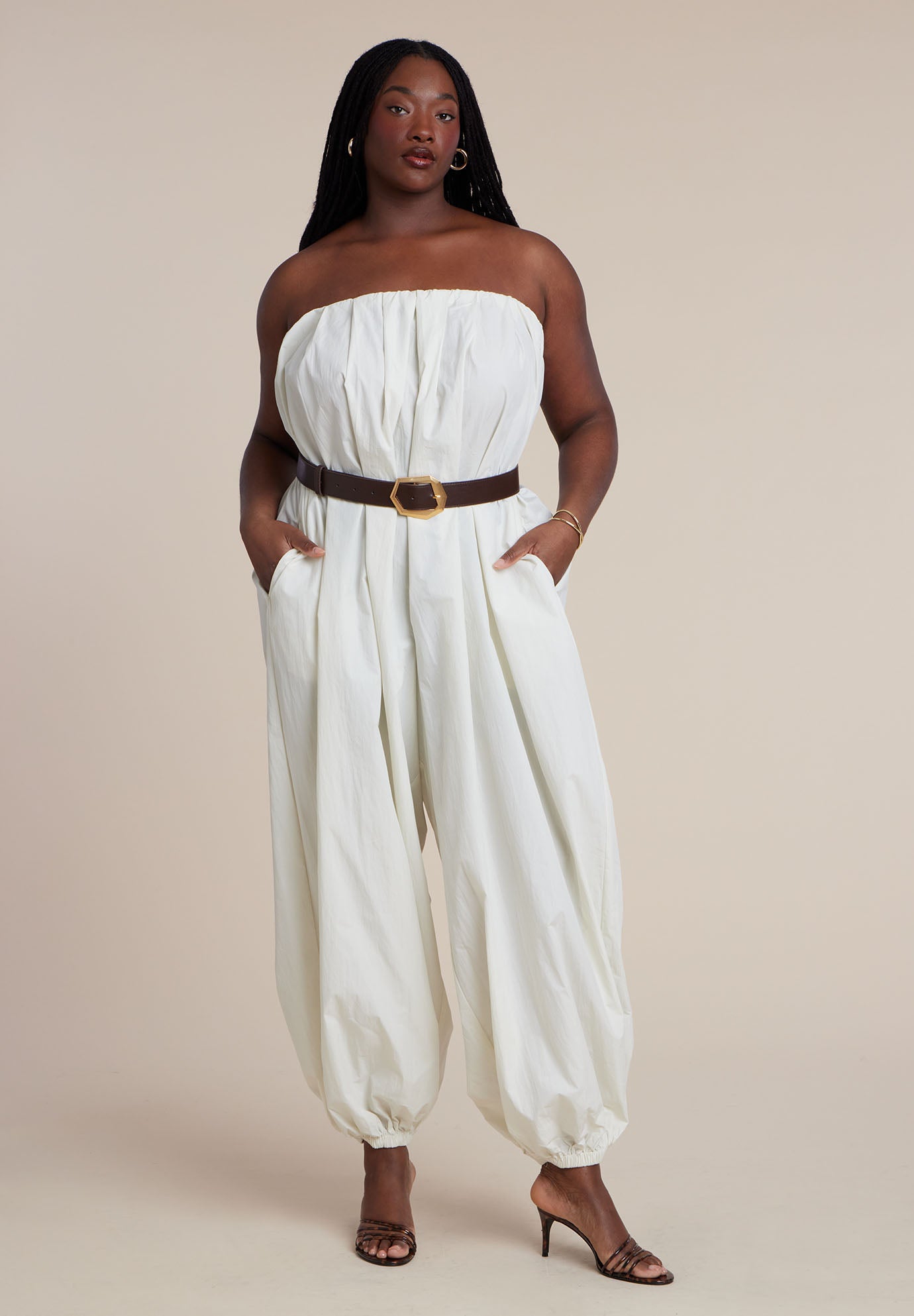 Belted Balloon Jumpsuit image number 2