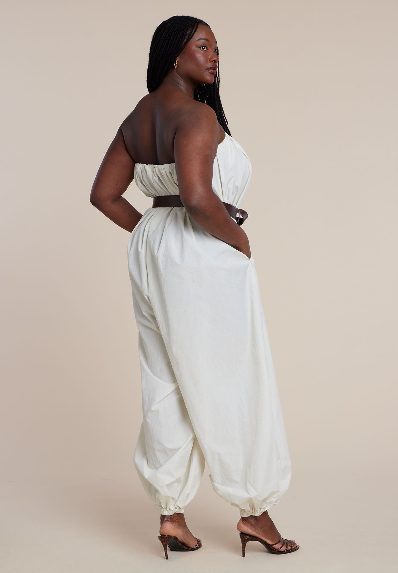 Belted Balloon Jumpsuit image number 5