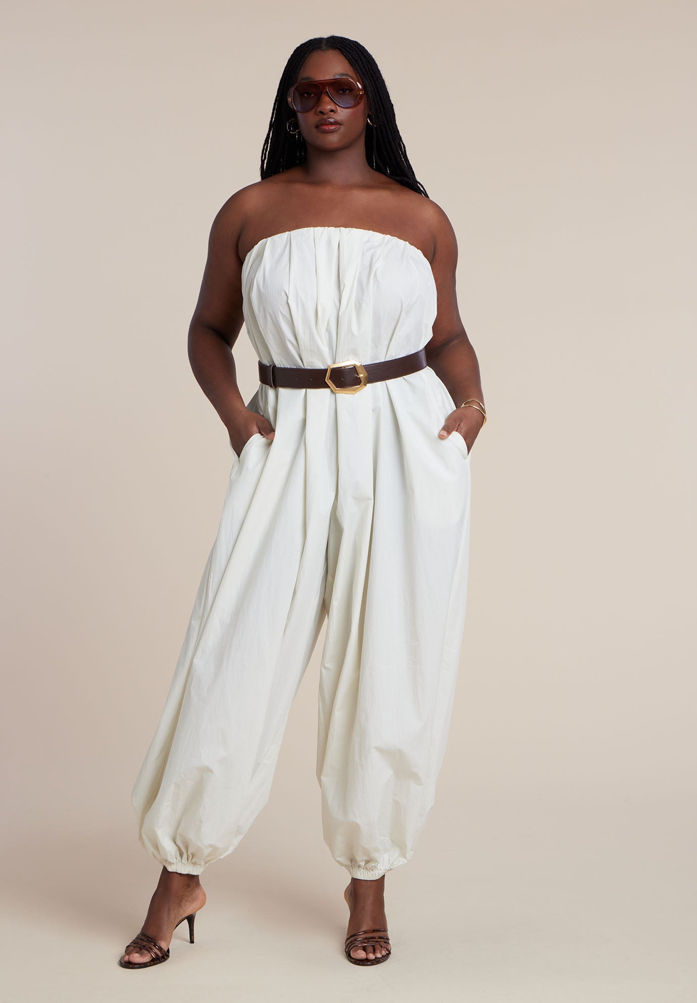 Belted Balloon Jumpsuit image number 0