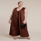 Shirred Neckline Tank Dress image number null