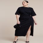 Relaxed Maxi Dress With O Ring image number 0