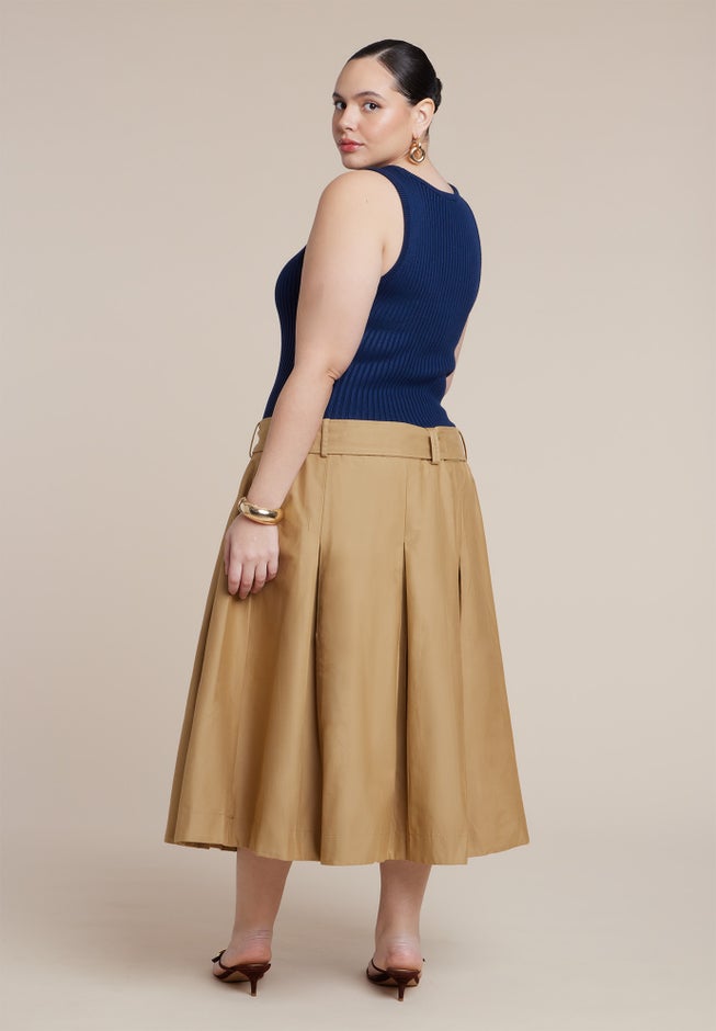 Combo Dress With Belt image number 3