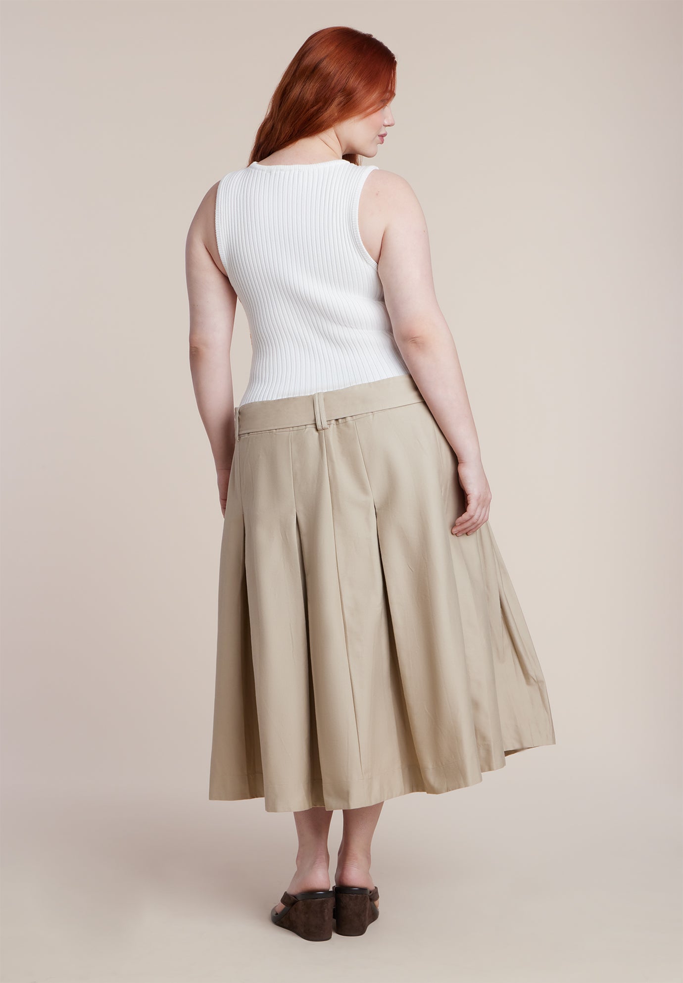 Combo Dress With Belt image number 3