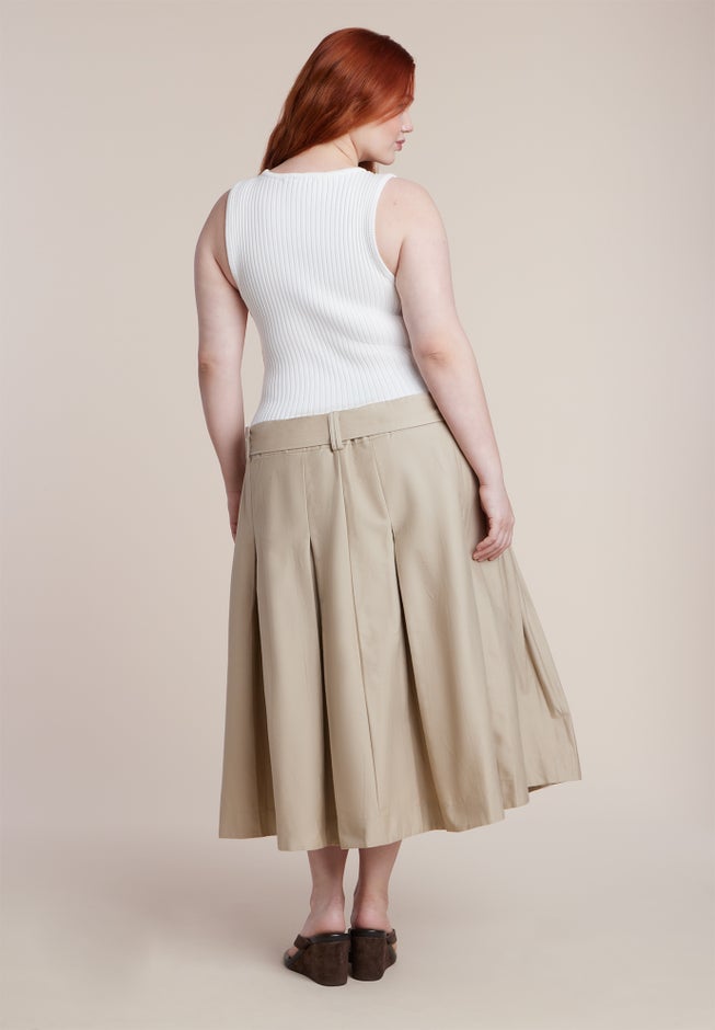 Combo Dress With Belt image number 3