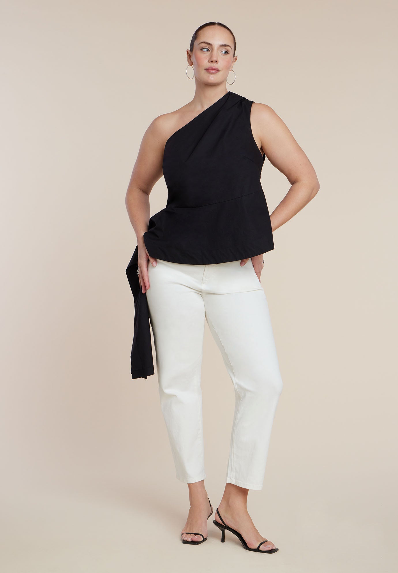 Asymmetrical Top With Flounce image number 1