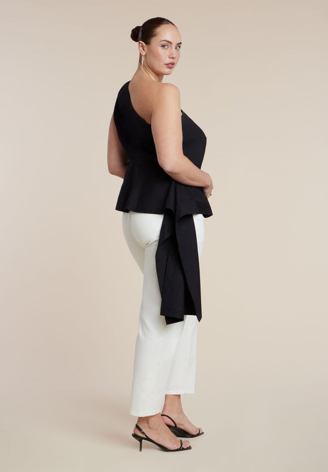 Asymmetrical Top With Flounce image number 2