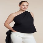 Asymmetrical Top With Flounce image number null