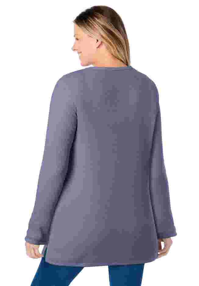 Waffle Thermal Sweatshirt image number 1