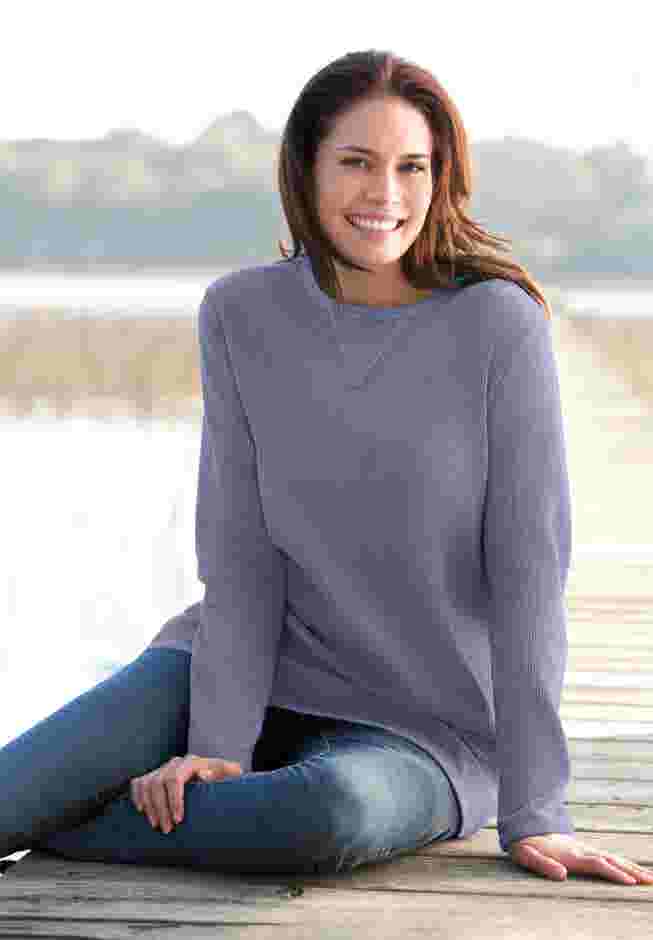 Waffle Thermal Sweatshirt image number 0