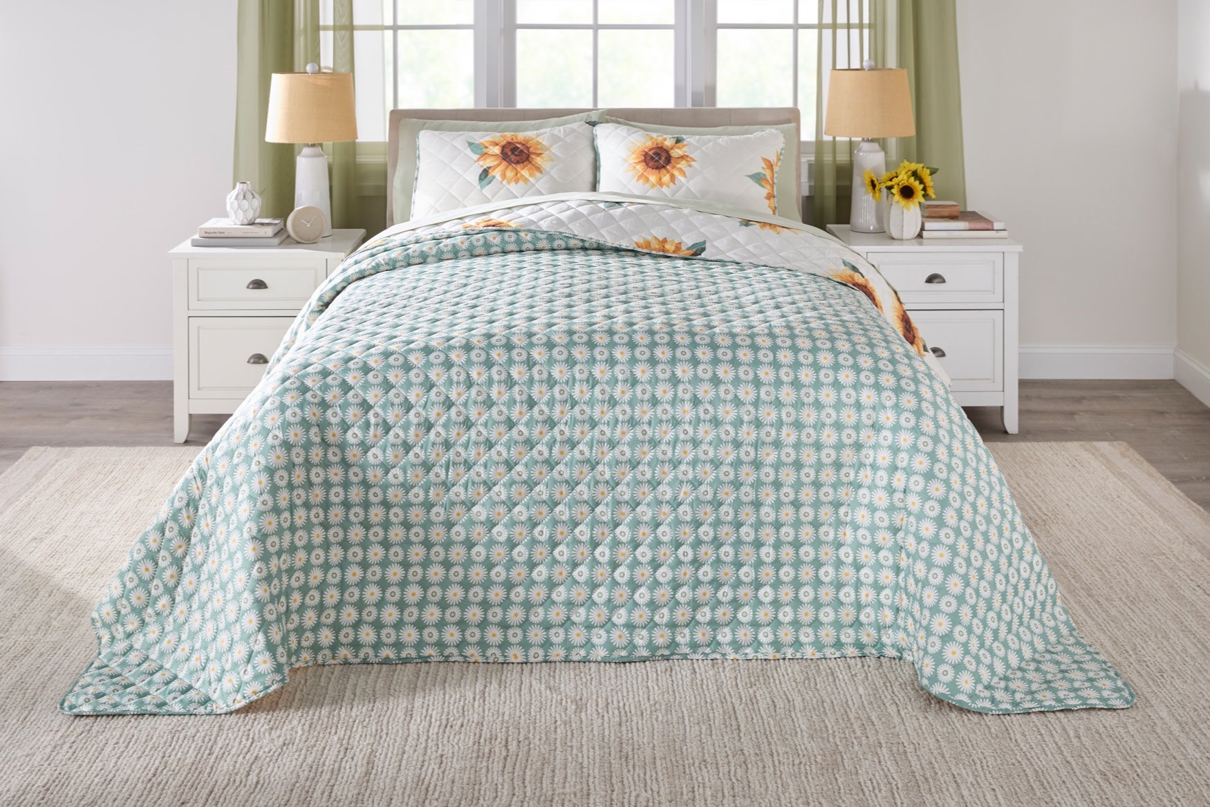 Sunflower 3-Pc. Bedspread Set image number 1
