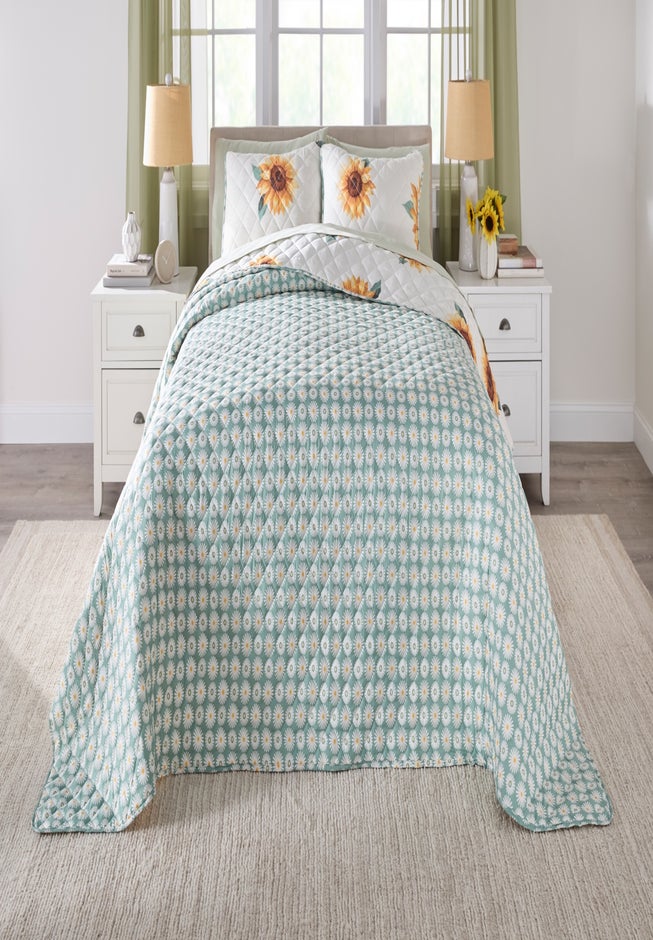 Sunflower 3-Pc. Bedspread Set image number 1