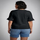 Eyelet Trim Top image number 1