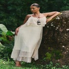 Crochet Knit Maxi Dress image number 0