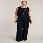 Pointelle Stitch Sweater Pant image number null